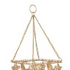 32" Iron Traditional Moon and Sun Windchime Gold/Blue - Olivia & May: Soothing Harmony, Indoor/Outdoor Decor - 3 of 4