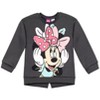 Disney Minnie Mouse Girls Fleece Sweatshirt and Pants Outfit Set Toddler - 2 of 4