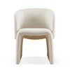 Sapphtopaz Modern Dining Chairs Teddy Accent Chair Sofa Chair with Comfy Upholstered Side Chairs for Dining Room, Kitchen, Living Room - 3 of 4