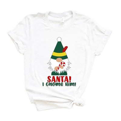 Simply Sage Market Women's Santa I Gnome Him Short Sleeve Graphic Tee