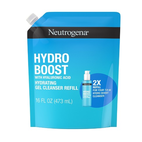 Neutrogena Boost Hydrating Cleansing Gel Refill Pouch Scented 16 Fl Oz : Target