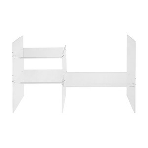 YIYIBYUS Adjustable Acrylic Desk Shelf, Clear Desktop Shelf, Desktop Bookshelf Organizer - 1 of 4