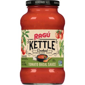 Ragu Kettle Cooked Tomato Basil Pasta Sauce - 24oz - 1 of 4