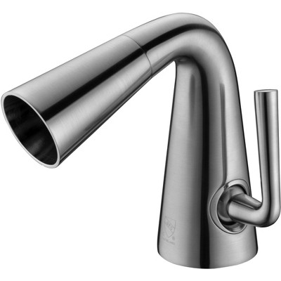 ALFI  AB1788-BN Brushed Nickel Single Hole Cone Waterfall Bathroom Faucet