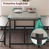 Kitchen Table with Benches, Rectangular Dining Room Table Set for 4, 3 Piece Set for Small Space - 3 of 4