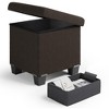 Nestl Storage Ottoman Bench with Storage Bins, Rectangular Storage Bench - image 2 of 4