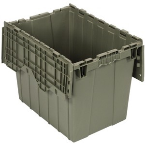 Quantum Storage Systems Heavy Duty Attached Top Container, 21-1/2"W X 15-1/4"D X 17-1/4"H Overall Size, 2.31 Cu.Ft. Volume, Recessed - 1 of 1