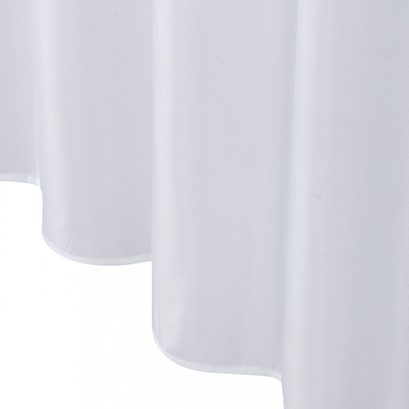 GoodGram Deluxe Hotel Fabric Shower Curtain Liner With Metal Grommets, White, 70x72 - 72in. L, 5 of 6