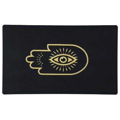 18" X 30" Kitchen Cushion Floor Mat Mat Hamsa - J&V Textiles