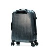 Olympia USA Aerolite Expandable Hardside Checked Carry On Spinner Suitcase - Gray - 2 of 4