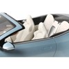 2023 Aston Martin DB12 Volante Caribbean Blue Pearl with White Interior 1/18 Model Car by GT Spirit - 3 of 4