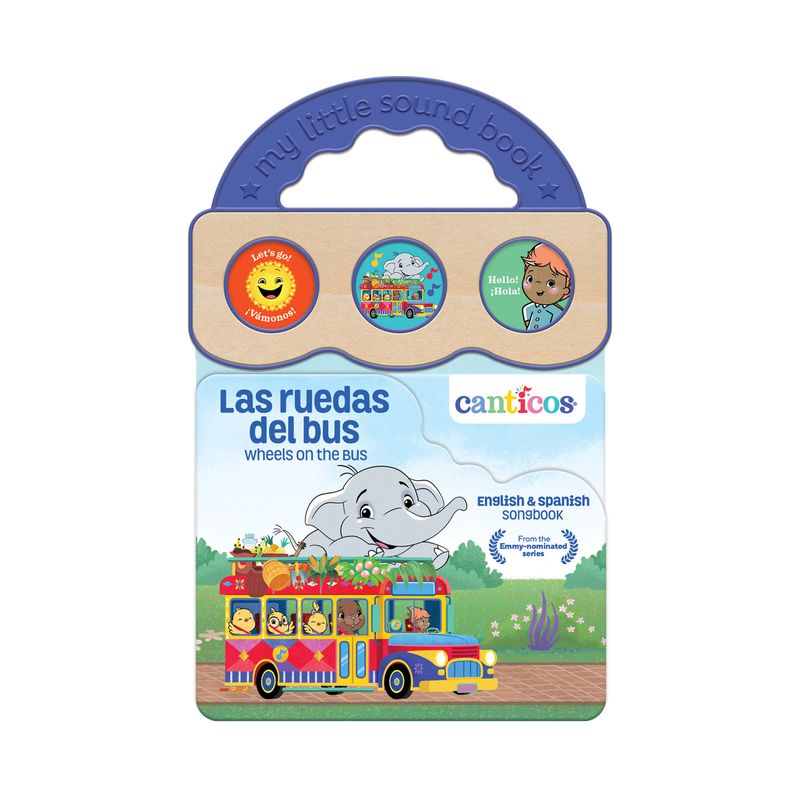 The Wheels on the Bus - (Nick Jr Canticos Interactive Take-Along Nursery Sound Book) by Susie Jaramillo (Board Book), 1 of 2