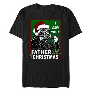 Men's Star Wars: A New Hope I Am Your Father Christmas Vader T-Shirt - 1 of 4