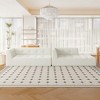Racxily 112.2*74" Living Room L-Shaped Sofa, Modern Minimalist Sofa, Living Room Upholstered Sofa Bed, Bedroom - 2 of 4