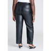ELOQUII Women's Plus Size Studded Faux Leather Pant - 4 of 4
