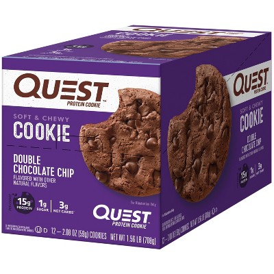 Quest Nutrition Protein Cookie - Double Chocolate Chip - 12ct : Target