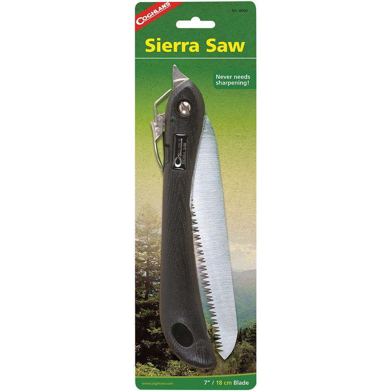 Coghlan's Sierra Saw, Locking Folding 7" Steel Blade with Unbreakable Handle, 1 of 4