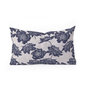Holli Zollinger EKKO DARK POPPY Oblong Throw Pillow - Society6 - 1 of 2