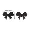 Unique Bargains Women's Floating Tie Shape Shape Magic Tapes Hair Pads Black 2 Pcs - 4 of 4