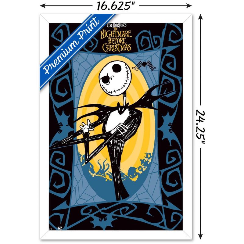 Trends International The Nightmare Before Christmas - Jack Frame Framed Wall Poster Prints, 3 of 7