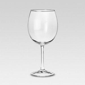 20.8oz 4pk Glass Modern Red Wine Glasses - Threshold , Clear
