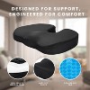 HOM Cooling Gel Memory Foam Seat Cushion - Ergonomic Chair Cushion with Cooling Gel Technology for Back Pain Relief & Ultimate Comfort - 2 of 4