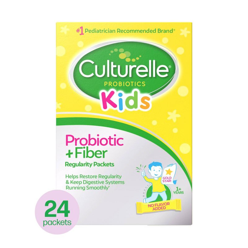Culturelle Kids' Daily Probiotic + Fiber Packets for Restoring Regularity, 1 of 9