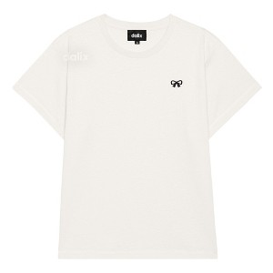 Dalix Womens Bow Lightweight High Waisted Tee - 1 of 4