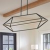 Rennnsan Nestris 36"W Rectangle Industrial LED Dimmable Chandelier in Black - 2 of 4