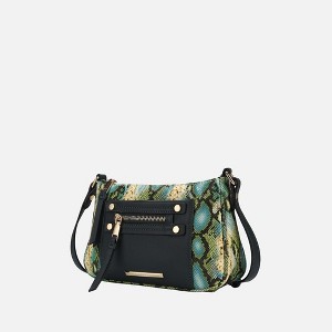 MKF Collection Essie vegan leather Snake embossed Crossbody Bag by Mia K - 1 of 4