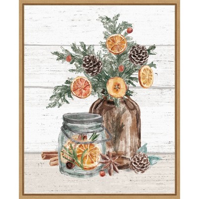Amanti Art Seasonal Market II by Mary Urban Canvas Wall Art Print Framed 23 x 28-in.