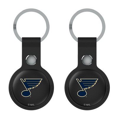 Keyscaper NHL Western Conference Teams Insignia Black Airtag Holder 2-Pack