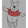 Boy's Winnie the Pooh Bear Sketch With Red Shirt T-Shirt - 2 of 4