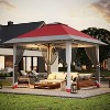 13x13 Pop-Up Canopy Tent with Mosquito Netting, Heavy Duty Gazebo with Waterproof UV Double Roof - 4 of 4