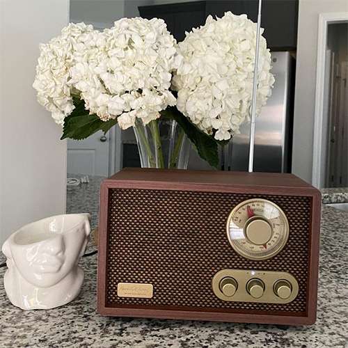 user image by Jhanna, Portable AM/FM Bluetooth Radio Tonal Brown - Hearth & Hand™ with Magnolia