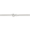Black Bow Jewelry 1.5mm Sterling Silver Solid Curb Chain Necklace - 4 of 4