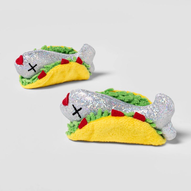 Glitter Fish Tacos Cat Toy - 2pk - Boots &#38; Barkley&#8482;, 1 of 11