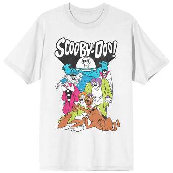 Scooby Doo Classic Monsters Classic White Graphic Tee
