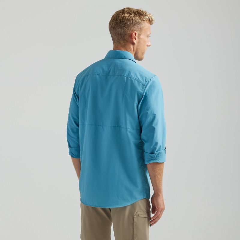 Wrangler Men's ATG Long Sleeve Fishing Button-Down Shirt, 2 of 9