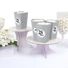 Big Dot of Happiness We Still Do - Silver 25th Wedding Anniversary Party Favors Popcorn Treat Boxes - Set of 12 - 3 of 4