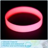 Unique Bargains Sports Party Games Fashion Silicone Glow in the Dark Bracelet 60 Pcs - 3 of 4