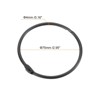 Unique Bargains Carbon Steel Loose Leaf Binder Snap Shower Curtain Rings 15 Pcs - 2 of 4