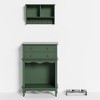 ONWITH Pet Storage Cabinet with Wall Mounted Cabinet, 2 Drawers and Semi-Open Space - 4 of 4