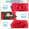 Unique Bargains Fabric Rose Boho Hair Clips Fabric Flower Brooch Pins for Wedding Party Dance 1 Pc - 3 of 4