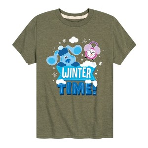 Boys' - Blue's Clues & You! - Winter Time Short Sleeve Graphic T-Shirt - 1 of 4