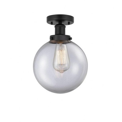 Beacon - 1 Light Semi-Flush Mount In Industrial Style-8.25 Inches Tall and 6.5 Inches Wide