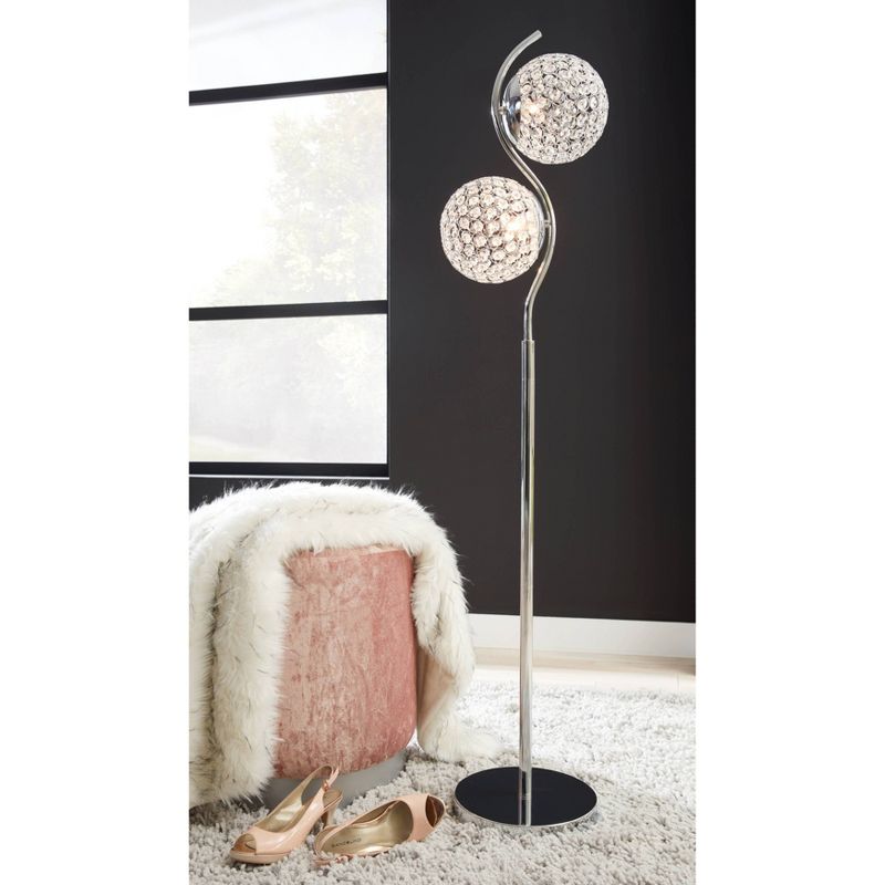 Winter Metal Floor Lamp Clear/Silver - Signature Design by Ashley, 1 of 5