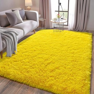 LOVEVOOK 5x7 Feet Area Rugs for Living Room Bedroom, Non-Slip Fluffy Soft Shag Rug, Plush Carpet for Home Dorm Decor Aesthetic - 1 of 4