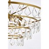 Elegant Lighting Ella 6 - Light Pendant in  Brass - 3 of 4