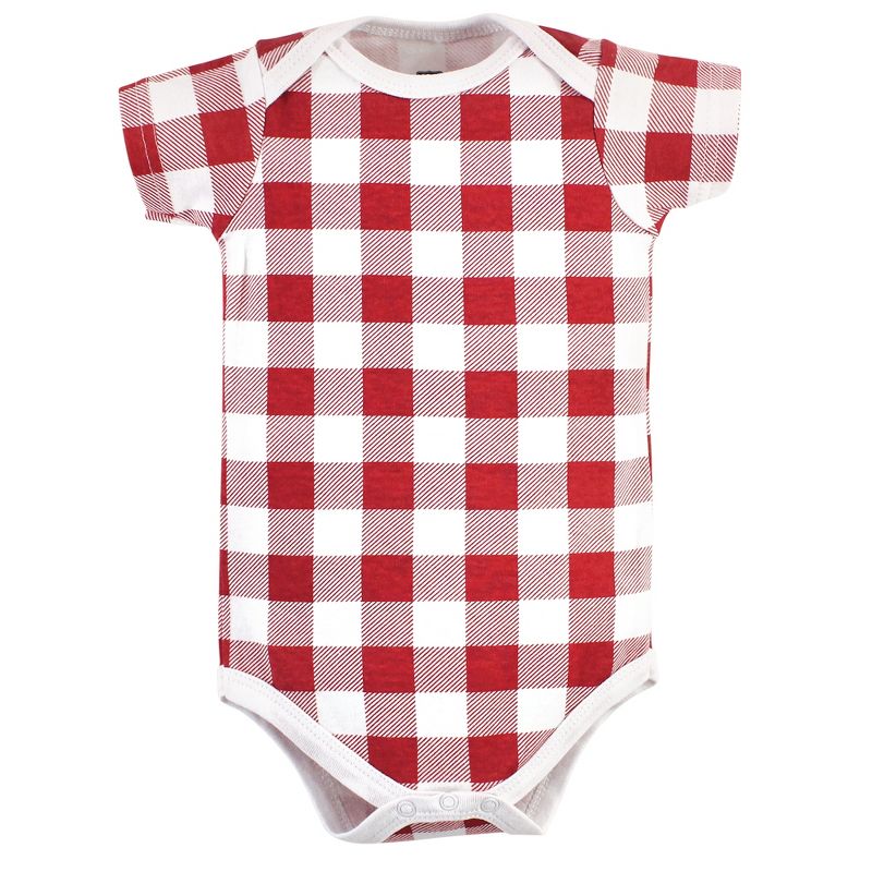 Hudson Baby Infant Boy Cotton Bodysuits 5pk, Homeslice, 3 of 8